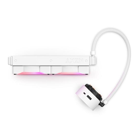 NZXT RL-KRZ53-RW Kraken Z53 240mm Hydro RGB AIO CPU Liquid Cooler - White 3 NZXT RL-KRZ53-RW Kraken Z53 240mm Hydro RGB AIO CPU Liquid Cooler - White - Image 3