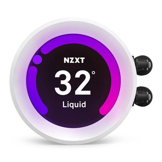NZXT RL-KRZ53-RW Kraken Z53 240mm Hydro RGB AIO CPU Liquid Cooler - White 2 NZXT RL-KRZ53-RW Kraken Z53 240mm Hydro RGB AIO CPU Liquid Cooler - White - Image 2