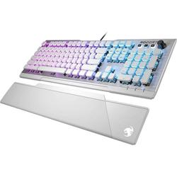 ROCCAT Vulcan 122 AIMO RGB Mechanical White Gaming Keyboard - Brown Switches 2 ROCCAT Vulcan 122 AIMO RGB Mechanical White Gaming Keyboard - Brown Switches - Image 2