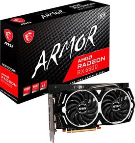 MSI Radeon RX 6600 Armour 8G V1 Graphics Card 1 MSI Radeon RX 6600 Armour 8G V1 Graphics Card
