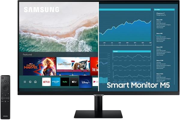 Samsung LS27AM500 27" M5 Full HD (1920x1080) 60Hz 8ms VA Smart Desktop Monitor 2 Samsung LS27AM500 27" M5 Full HD (1920x1080) 60Hz 8ms VA Smart Desktop Monitor - Image 2