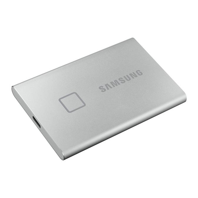 SAMSUNG T7 Touch Silver 2TB Portable SSD with Fingerprint ID 2 SAMSUNG T7 Touch Silver 2TB Portable SSD with Fingerprint ID - Image 2