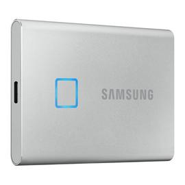 SAMSUNG T7 Touch Silver 2TB Portable SSD with Fingerprint ID 1 SAMSUNG T7 Touch Silver 2TB Portable SSD with Fingerprint ID