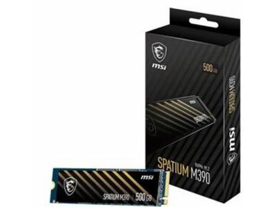 MSI SPATIUM M390 500GB NVMe M.2 (2280) PCIe Gen3 x4 Solid State Drive 4 MSI SPATIUM M390 500GB NVMe M.2 (2280) PCIe Gen3 x4 Solid State Drive - Image 4