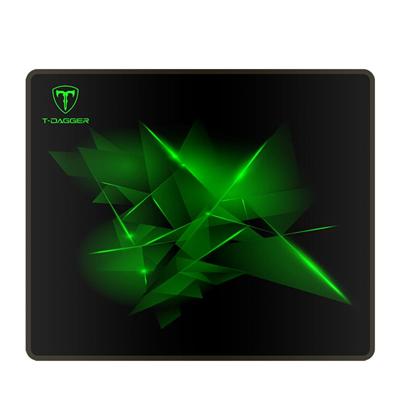T-DAGGER GEOMETRY MEDIUM SIZE 360MM X 300MM X 3MM GAMING MOUSE PAD BLACK AND GREEN 1 T-DAGGER GEOMETRY MEDIUM SIZE 360MM X 300MM X 3MM GAMING MOUSE PAD BLACK AND GREEN