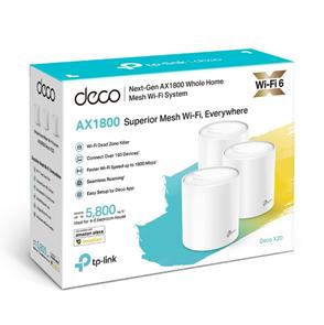 TP-LINK TL-DECOX20 Deco X20 3 Pack AX1800 Whole Home Mesh WI-FI System 3 TP-LINK TL-DECOX20 Deco X20 3 Pack AX1800 Whole Home Mesh WI-FI System - Image 3