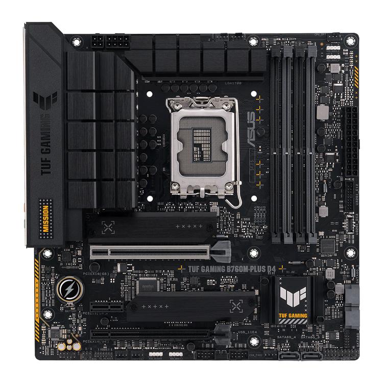 ASUS TUF GAMING B760M-PLUS DDR4 M-ATX Motherboard 2 ASUS TUF GAMING B760M-PLUS DDR4 M-ATX Motherboard - Image 2