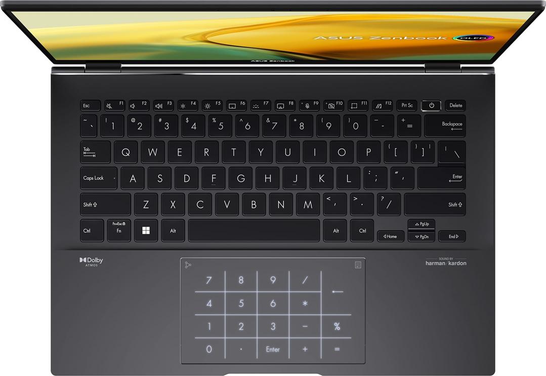 ASUS Zenbook 14 OLED UM3402YA AMD Ryzen 7 5825U 14" 2.8K 90Hz Display 16GB DDR4X-4267MHz Radeon Vega 8 Graphics 1TB M.2 NVMe SSD Windows 11 Home Laptop 4 ASUS Zenbook 14 OLED UM3402YA AMD Ryzen 7 5825U 14" 2.8K 90Hz Display 16GB DDR4X-4267MHz Radeon Vega 8 Graphics 1TB M.2 NVMe SSD Windows 11 Home Laptop - Image 4
