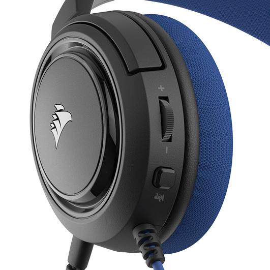 CORSAIR HS35 BLUE STEREO PC/CONSOLE GAMING HEADSET Rebel Gaming
