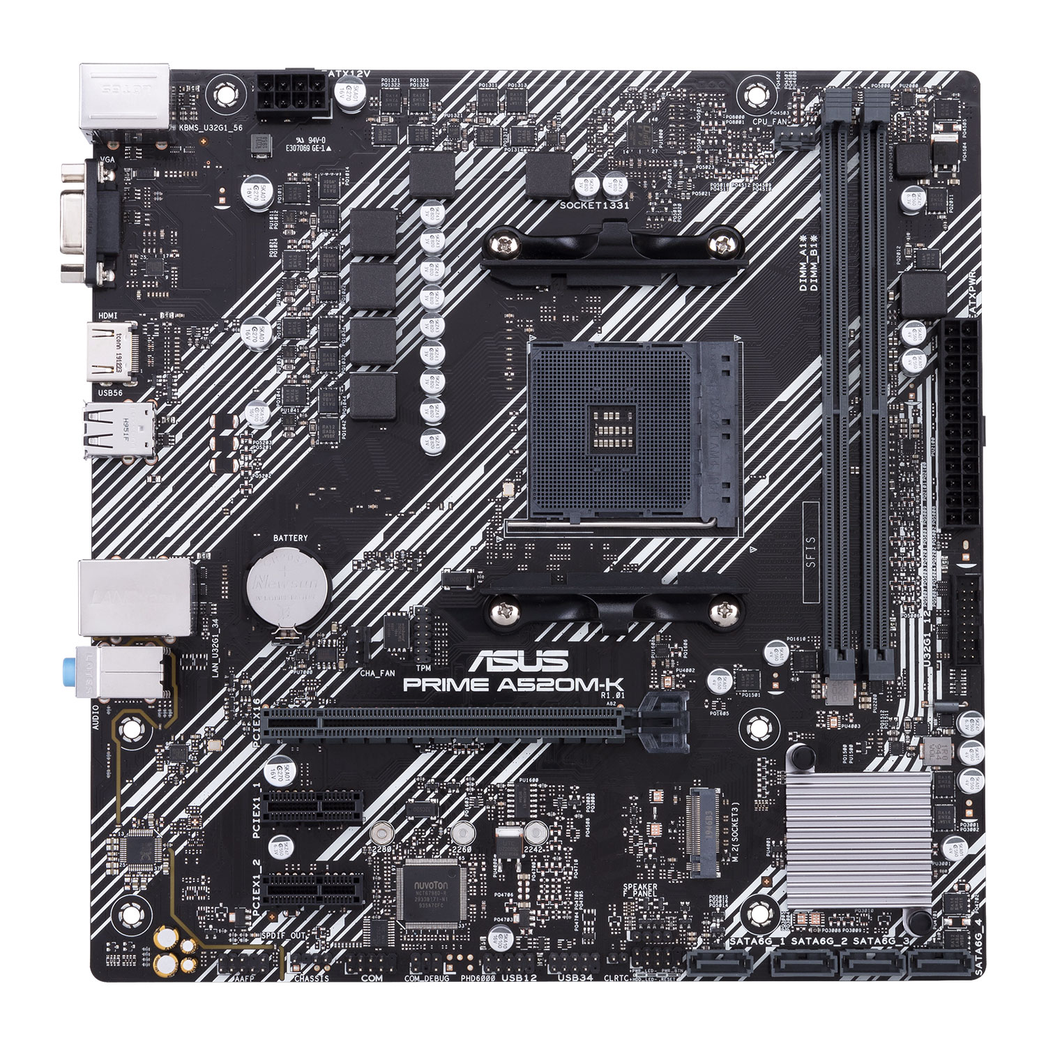 ASUS A320M-K PRIME AMD MICRO ATX AM4 MOTHERBOARD WITH USB 3.0