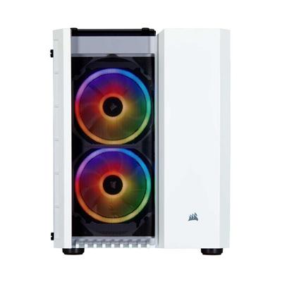 CORSAIR CRYSTAL WHITE 280X RGB GLASS MICRO ATX PC GAMING CASE 2 CORSAIR CRYSTAL WHITE 280X RGB GLASS MICRO ATX PC GAMING CASE