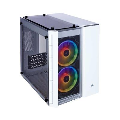 CORSAIR CRYSTAL WHITE 280X RGB GLASS MICRO ATX PC GAMING CASE 1 CORSAIR CRYSTAL WHITE 280X RGB GLASS MICRO ATX PC GAMING CASE