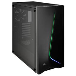 CORSAIR CARBIDE SERIES SPEC-06 TEMPERED GLASS RGB MID TOWER CASE - BLACK 1 CORSAIR CARBIDE SERIES SPEC-06 TEMPERED GLASS RGB MID TOWER CASE - BLACK