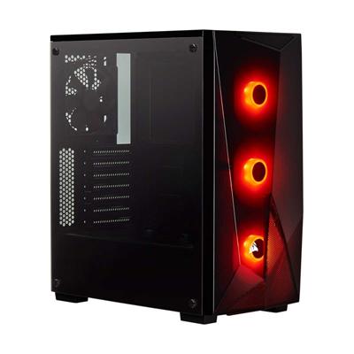 CORSAIR CARBIDE SERIES SPEC-DELTA RGB TEMPERED GLASS MID TOWER CASE - BLACK 1 CORSAIR CARBIDE SERIES SPEC-DELTA RGB TEMPERED GLASS MID TOWER CASE - BLACK