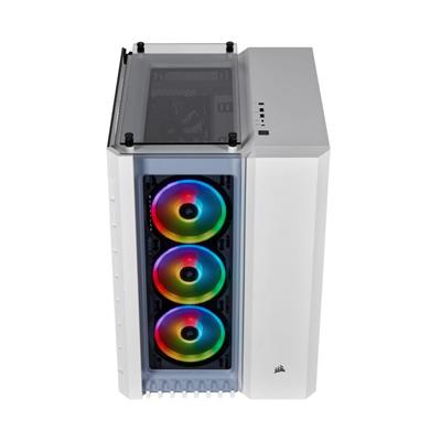 CORSAIR CRYSTAL SERIES 680X HIGH AIRFLOW ARGB TEMPERED GLASS MID TOWER CASE - WHITE 3 CORSAIR CRYSTAL SERIES 680X HIGH AIRFLOW ARGB TEMPERED GLASS MID TOWER CASE - WHITE