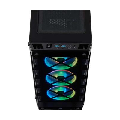 CORSAIR ICUE 465X RGB TEMPERED GLASS MID TOWER SMART CASE- BLACK 3 CORSAIR ICUE 465X RGB TEMPERED GLASS MID TOWER SMART CASE- BLACK