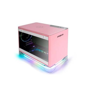 INWIN A1 PLUS MINI-ITX GAMING CASE WITH 650 WATT PSU - PINK