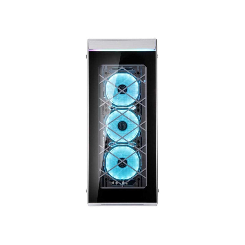 LIAN li Alpha550 BLACK RGB TEMPERED GLASS ATX GAMING CASE - WHITE