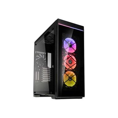 LIAN li Alpha550 BLACK RGB TEMPERED GLASS ATX GAMING CASE - BLACK