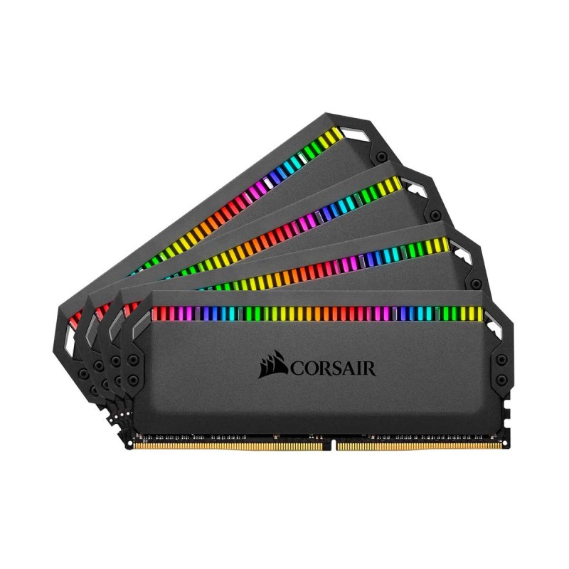 CORSAIR CMT32GX4M4Z3200C16 DOMINATOR PLATINUM RGB 32GB(4x8GB) 3200MHz AMD RYZEN TUNED DDR4 MEMORY KIT