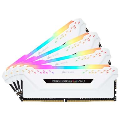 CORSAIR CMW32GX4M4A2666C16W VENGEANCE RGB PRO WHITE 4x8GB 2666MHz DDR4 KIT