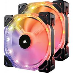 CORSAIR Co-9050069 HD140 RGB 140MM CASE FAN WITH LIGHTING CONTROLLER - TWIN PACK 1 CORSAIR Co-9050069 HD140 RGB 140MM CASE FAN WITH LIGHTING CONTROLLER - TWIN PACK