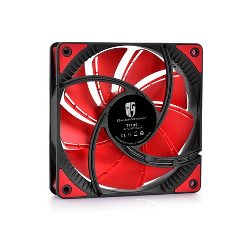 DEEPCOOL GAMERSTORM TF120 CASE FAN RED LED 4 DEEPCOOL GAMERSTORM TF120 CASE FAN RED LED