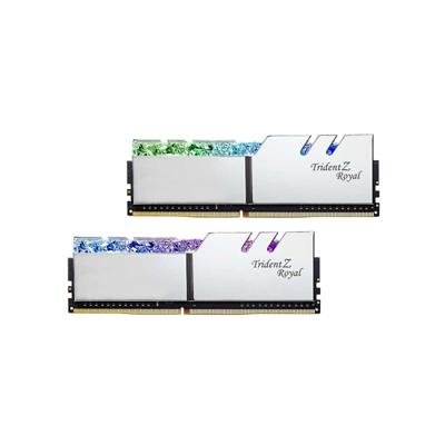 G.Skill Trident Z Royal RGB F4-4400C17D-32GTRS 32GB (2 x 16GB) DDR4 DRAM 4400MHz CL17 Memory Kit — Silver 2 G.Skill Trident Z Royal RGB F4-4400C17D-32GTRS 32GB (2 x 16GB) DDR4 DRAM 4400MHz CL17 Memory Kit — Silver