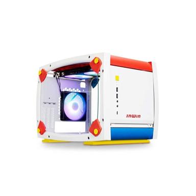 InWin Explorer RGB Modular Tempered Glass Mini-Tower Mini-ITX Case — Justice White