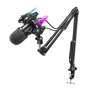 Fifine K651 USB Dynamic Microphone with RGB Arm Desk Mount Kit – Black 1 Fifine K651 USB Dynamic Microphone with RGB Arm Desk Mount Kit – Black
