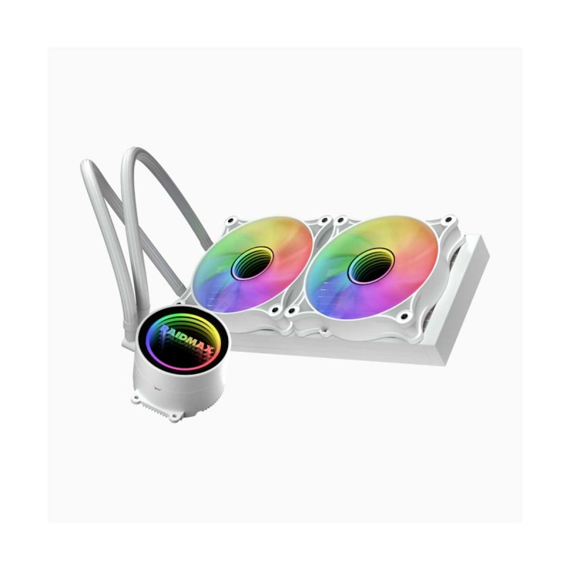 Raidmax Infinita 240mm ARGB Liquid CPU Cooler – White