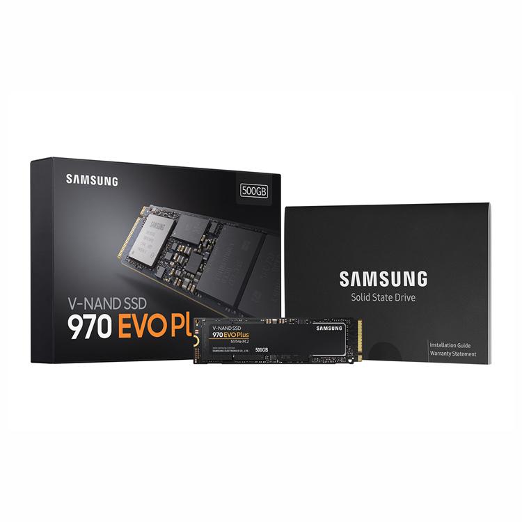Samsung MZ-V7S500BW 970 EVO Plus 500GB NVMe M.2 2280 PCI-Express 3.0 x4 SSD 4 Samsung MZ-V7S500BW 970 EVO Plus 500GB NVMe M.2 2280 PCI-Express 3.0 x4 SSD