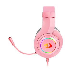 Redragon Over-Ear HYLAS Aux RGB Gaming Headset – Pink 4 Redragon Over-Ear HYLAS Aux RGB Gaming Headset – Pink