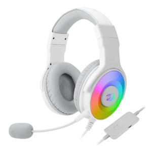 Redragon Over-Ear PANDORA USB RGB Gaming Headset – White 1 Redragon Over-Ear PANDORA USB RGB Gaming Headset – White