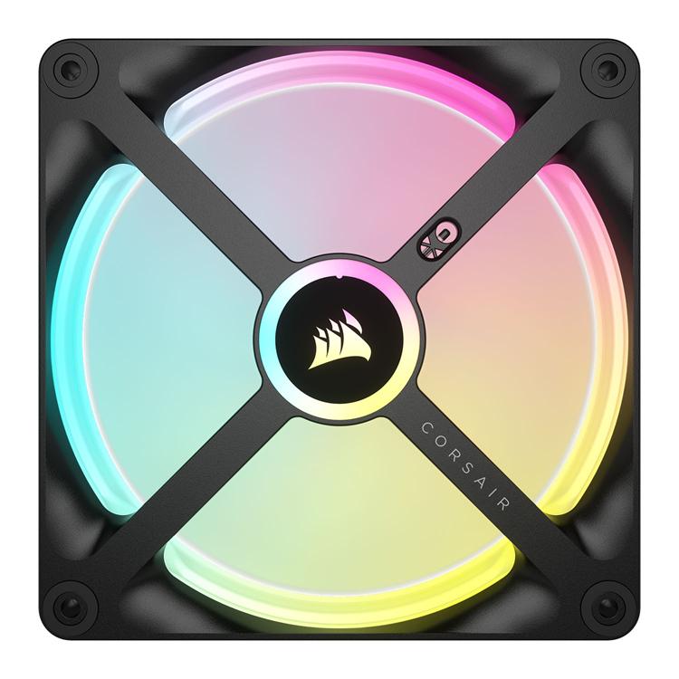 Corsair CO-9051004 QX140 iCUE Link ARGB 140mm PWM 2000 RPM Black Case Fan - Twin Pack 3 Corsair QX140 iCUE Link ARGB 140mm PWM 2000 RPM Black Case Fan - Twin Pack