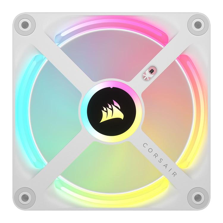 Corsair CO-9051005 QX120 iCUE Link 120mm ARGB 120mm PWM 2400 RPM White Case Fan 3 Corsair QX120 iCUE Link 120mm ARGB 120mm PWM 2400 RPM White Case Fan