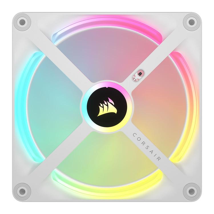 Corsair CO-9051007 QX140 iCUE Link ARGB 140mm PWM 2000 RPM White Case Fan 3 Corsair QX140 iCUE Link ARGB 140mm PWM 2000 RPM White Case Fan