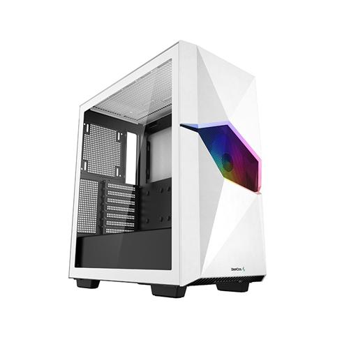 DeepCool Cyclops ARGB Mid-Tower White Gaming Chassis 1 DeepCool Cyclops ARGB Mid-Tower White Gaming Chassis