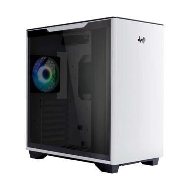 InWin A5 Tempered Glass Steel White ATX Mid-Tower Gaming Chassis