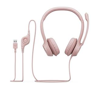 Logitech H390 USB Type-A Rose Wired Calling Headset 3 Logitech H390 USB Type-A Rose Wired Calling Headset