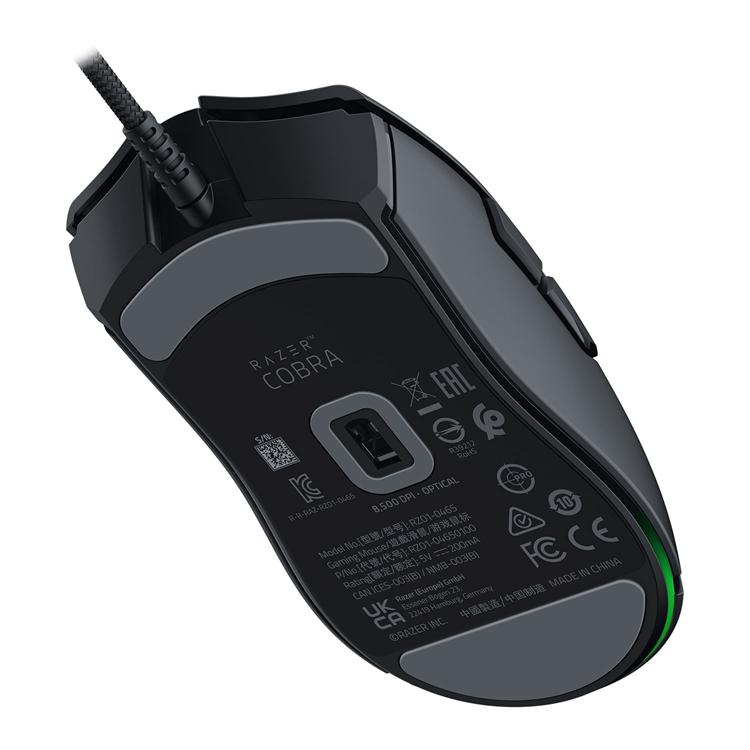 Razer RZ01-04650100-R3M1 Cobra Chroma RGB 8500 DPI Optical Right-Handed Black Wired Gaming Mouse 4 Razer RZ01-04650100-R3M1 Cobra Chroma RGB 8500 DPI Optical Right-Handed Black Wired Gaming Mouse