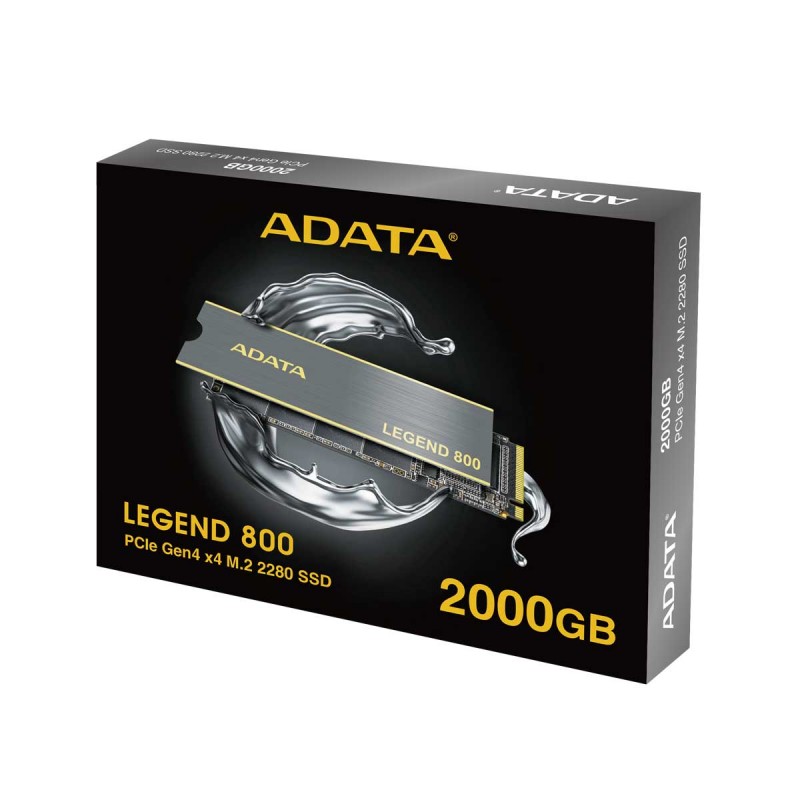 ADATA ALEG-800-2000GCS Legend 800 2TB M.2 2280 PCIe 4.0 x4 NVMe SSD