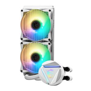 MSI MAG CoreLiquid 240R V2 240mm Dual Fan Mystic Light RGB AIO White Liquid CPU Cooler 5 MSI MAG CoreLiquid 240R V2 240mm Dual Fan Mystic Light RGB AIO White Liquid CPU Cooler