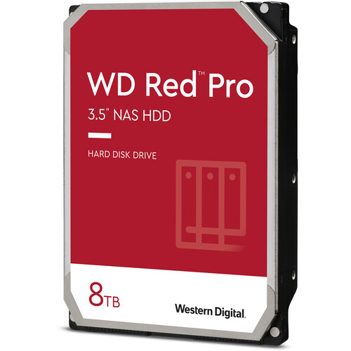 Western Digital WD8003FFBX Red Pro 8TB 3.5" SATA NAS 7200rpm Internal HDD