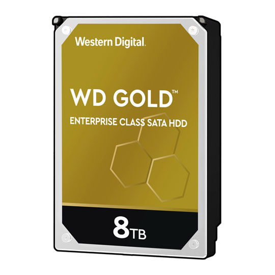 Western Digital WD8004FRYZ Gold 8TB 7200rpm SATA 6Gb/s CMR 256MB Cache 3.5 Inch Enterprise Internal NAS HDD