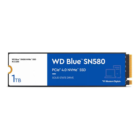 Western Digital WDS100T3B0E Blue SN580 1TB M.2 2280 PCIe 4.0 x4 NVMe SSD
