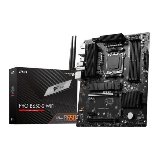 MSI PRO B650-S WIFI AMD B650 Ryzen Socket AM5 ATX Desktop Motherboard