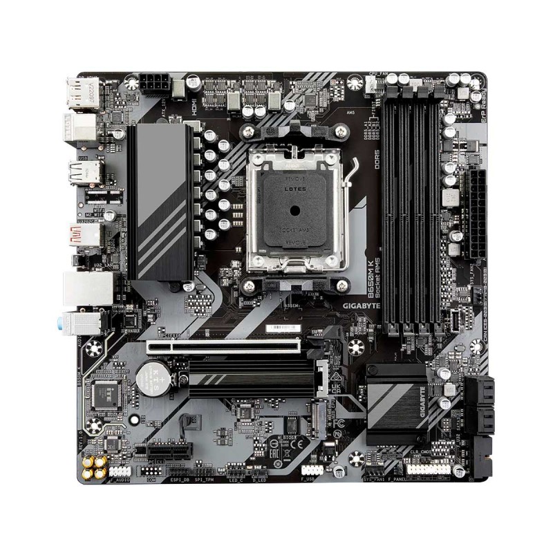Gigabyte B650M K AMD B650 Ryzen Socket AM5 Micro-ATX Desktop Motherboard