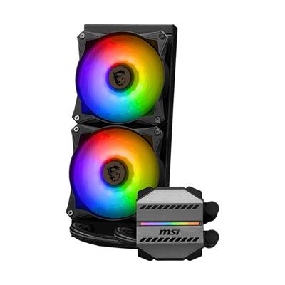 MSI MAG CoreLiquid M240 240mm Dual Fan Mystic Light ARGB Black Liquid CPU Cooler 5 MSI MAG CoreLiquid M240 240mm Dual Fan Mystic Light ARGB Black Liquid CPU Cooler