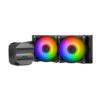MSI MAG CoreLiquid M240 240mm Dual Fan Mystic Light ARGB Black Liquid CPU Cooler 4 MSI MAG CoreLiquid M240 240mm Dual Fan Mystic Light ARGB Black Liquid CPU Cooler